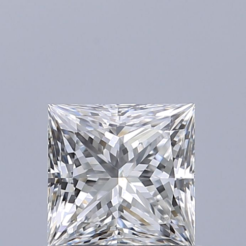 0.63 carat E-VS1 Natūralus Princess Deimantas (1)