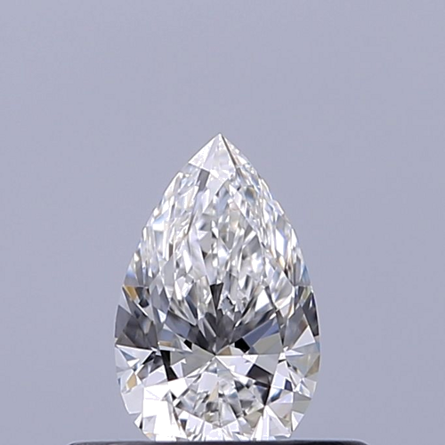 0.3 carat D-VVS1 Natūralus Pear Deimantas (1)