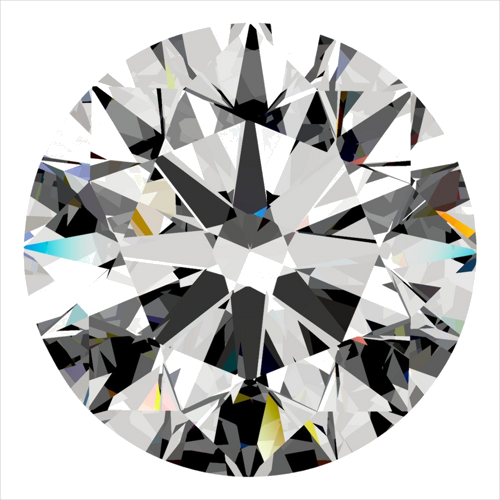0.3 carat E-VS2 Excellent cut Natūralus Round Deimantas (1)