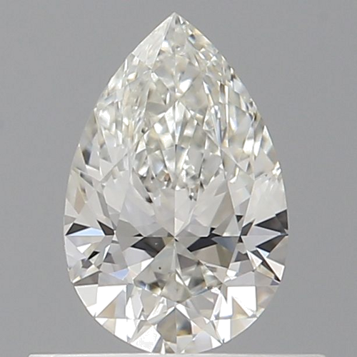 0.5 carat H-VS2 Natūralus Pear Deimantas (1)