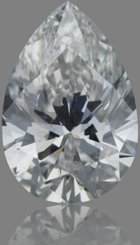 0.51 carat E-SI1 Natūralus Pear Deimantas (1)