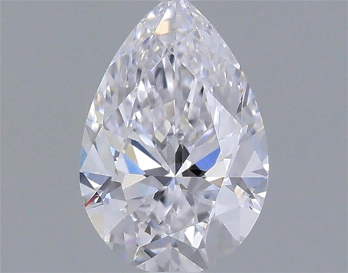 0.4 carat D-VVS2 Natūralus Pear Deimantas (1)