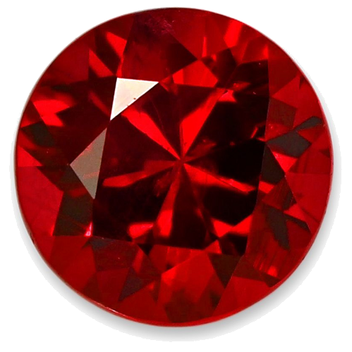 0.59 carat RED Round Rubinas (1)