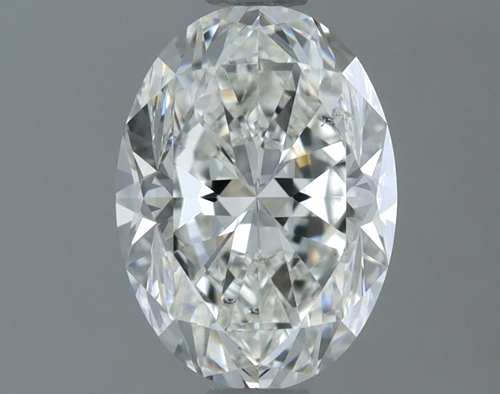 1.3 carat H-SI1 Natūralus Oval Deimantas (1)