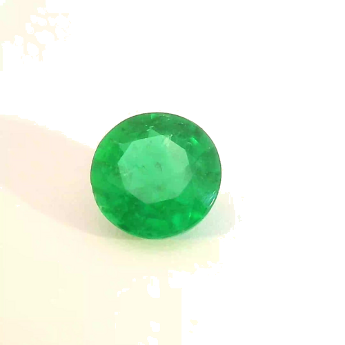 0.42 carat GREEN Round Smaragdas (1)