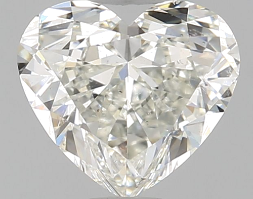 0.9 carat I-SI1 Natūralus Heart Deimantas (1)