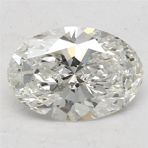 1.02 carat H-SI1 Natūralus Oval Deimantas (1)