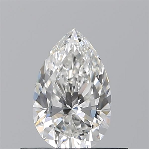 0.5 carat G-VVS1 Natūralus Pear Deimantas (1)