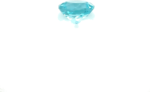 0.52 carat BLUE Round Apatite (1)