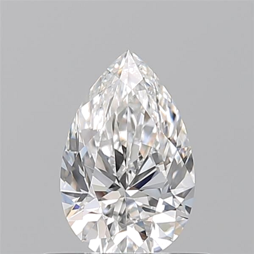 0.53 carat F-VVS2 Natūralus Pear Deimantas (1)