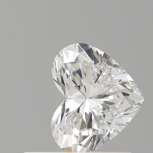 0.59 carat D-VVS1 Natūralus Heart Deimantas (1)
