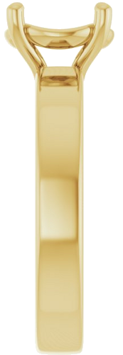 Sužadėtuvių Žiedas „Solitaire“ 585 Geltonojo Aukso Round 8.2mm (4)