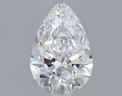 0.7 carat D-VS2 Natūralus Pear Deimantas (1)