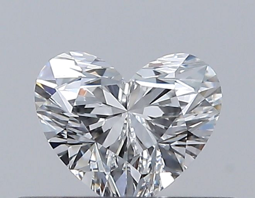 0.3 carat F-VVS2 Natūralus Heart Deimantas (1)