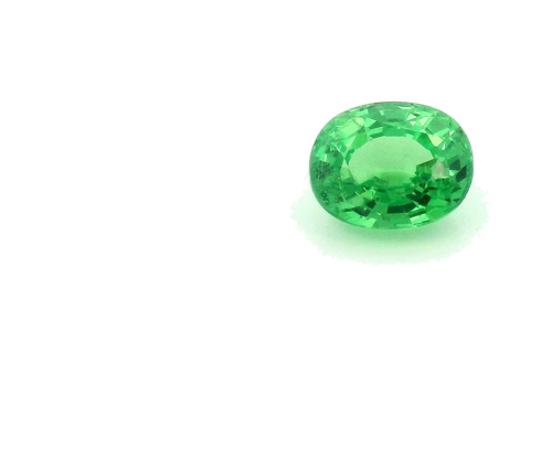 0.54 carat GREEN Oval Garnet (1)