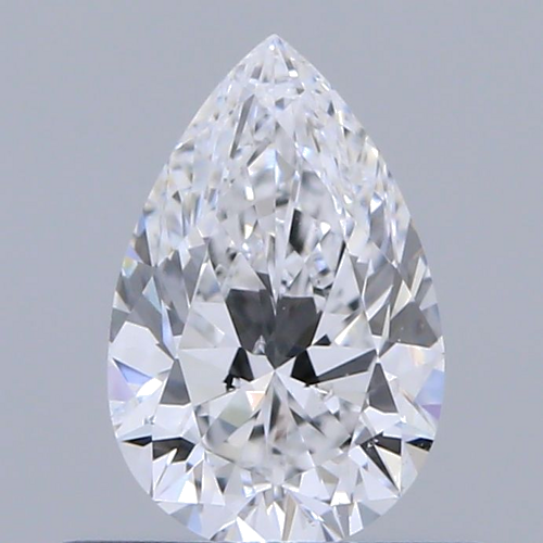 0.5 carat D-SI2 Natūralus Pear Deimantas (1)