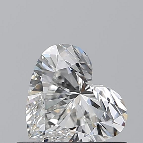 0.5 carat F-VS2 Natūralus Heart Deimantas (1)