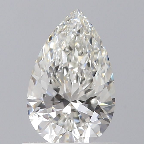 0.6 carat H-VS1 Natūralus Pear Deimantas (1)