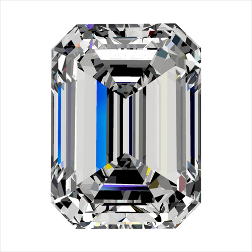 0.31 carat F-VVS1 Natūralus Emerald Deimantas (1)