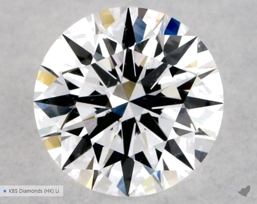 0.33 carat D-SI1 Excellent cut Natūralus Round Deimantas (1)