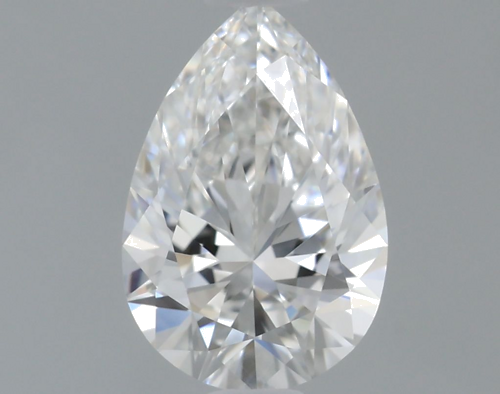0.39 carat E-VVS1 Natūralus Pear Deimantas (1)