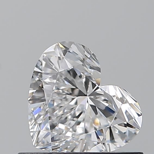 0.57 carat D-VVS2 Natūralus Heart Deimantas (1)