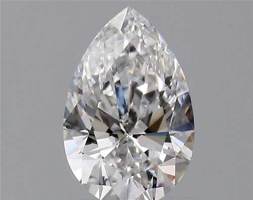 0.7 carat D-VS1 Natūralus Pear Deimantas (1)