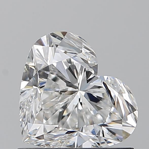 0.92 carat F-VS2 Natūralus Heart Deimantas (1)
