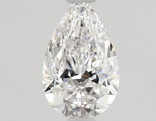 0.7 carat D-VS1 Natūralus Pear Deimantas (1)