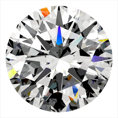 0.3 carat F-VS1 Excellent cut Natūralus Round Deimantas (1)