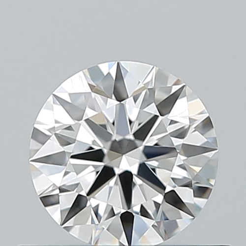 0.5 carat F-VVS2 Excellent cut Natūralus Round Deimantas (1)