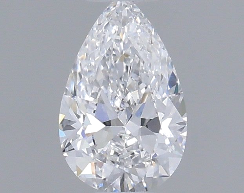 0.3 carat D-VS2 Natūralus Pear Deimantas (1)