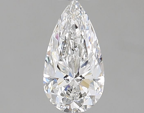 0.4 carat F-VVS1 Natūralus Pear Deimantas (1)