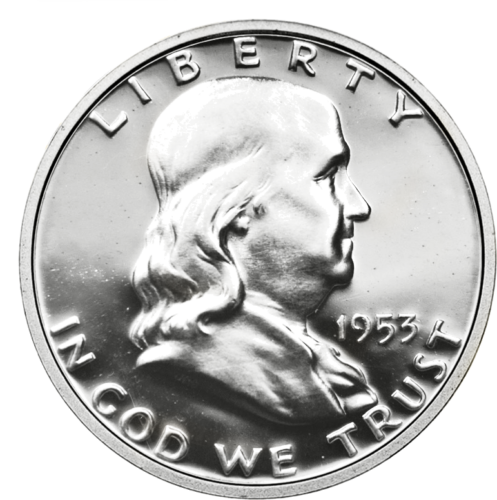 Half Dollar 1948-1963 US Franklin Silver Coin (1)