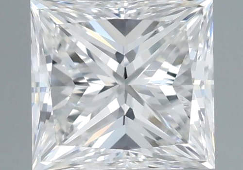 0.51 carat F-VVS1 Natūralus Radiant Deimantas (1)