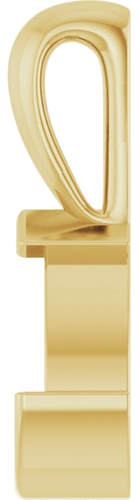 Pakabukas „Solitaire“ 14k yellow gold Pear 7mm x 5mm (3)