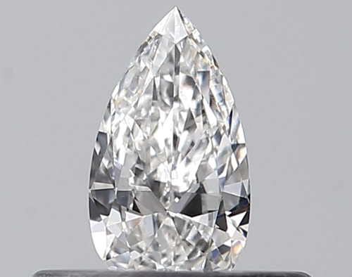 0.23 carat E-VVS2 Natūralus Pear Deimantas (1)