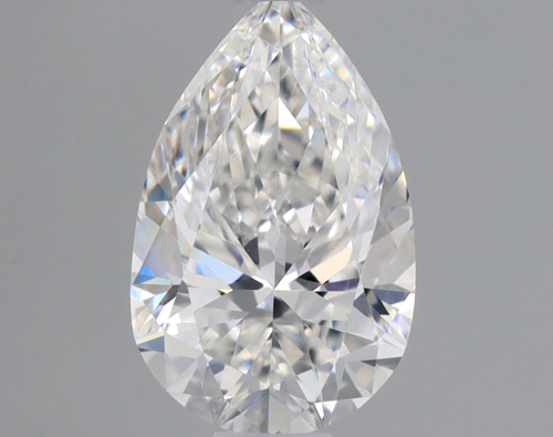 0.5 carat F-VS2 Natūralus Pear Deimantas (1)