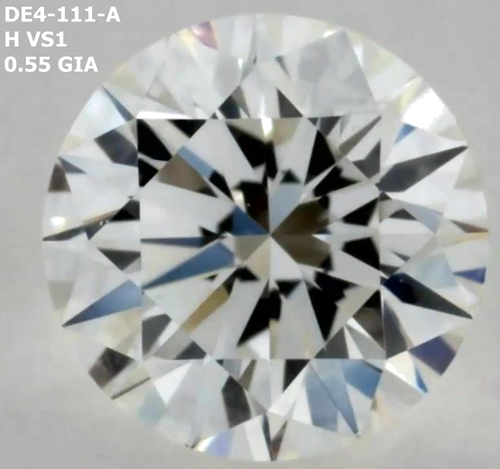 0.55 carat H-VS1 Excellent cut Natūralus Round Deimantas (1)