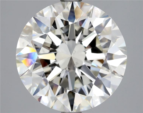 4.52 carat I-SI1 Excellent cut Natūralus Round Deimantas (1)