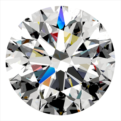 0.36 carat F-VS1 Excellent cut Natūralus Round Deimantas (1)