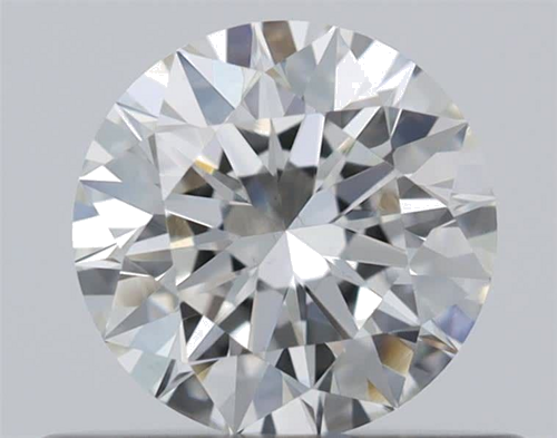 0.5 carat H-VVS1 Excellent cut Natūralus Round Deimantas (1)