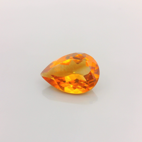 3.64 carat YELLOW Pear Citrine (1)