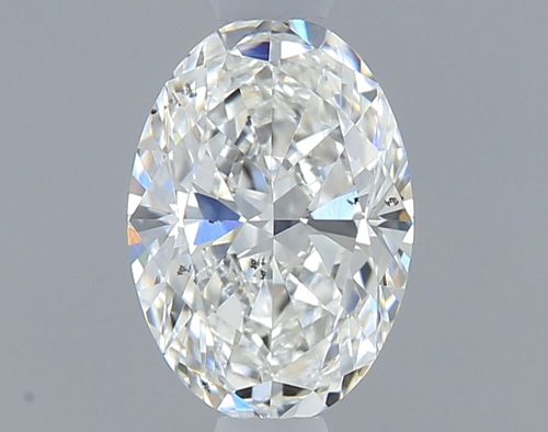 0.5 carat H-SI1 Natūralus Oval Deimantas (1)
