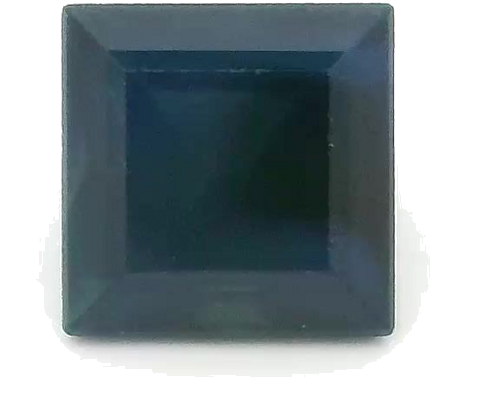 0.68 carat BLUE STEP cut Square Safyras (1)