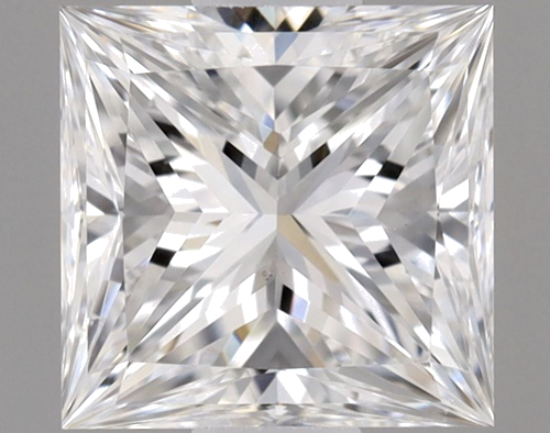 0.63 carat D-VS2 Natūralus Princess Deimantas (1)