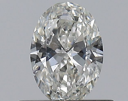 0.4 carat H-SI1 Natūralus Oval Deimantas (1)
