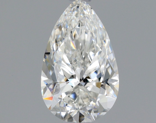 0.42 carat F-VVS1 Natūralus Pear Deimantas (1)