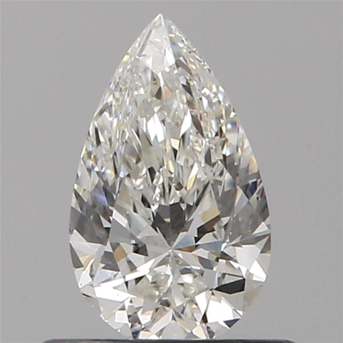 0.52 carat H-VS2 Natūralus Pear Deimantas (1)