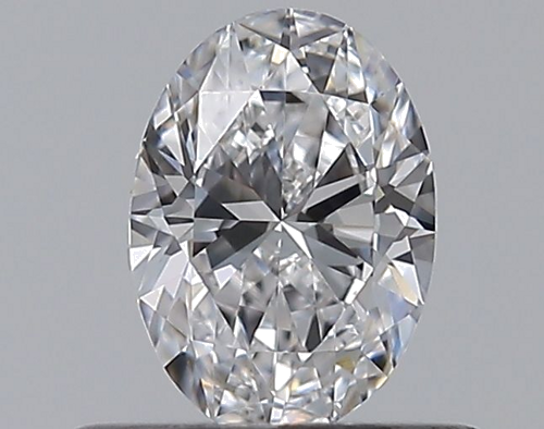 0.4 carat D-VVS2 Natūralus Oval Deimantas (1)